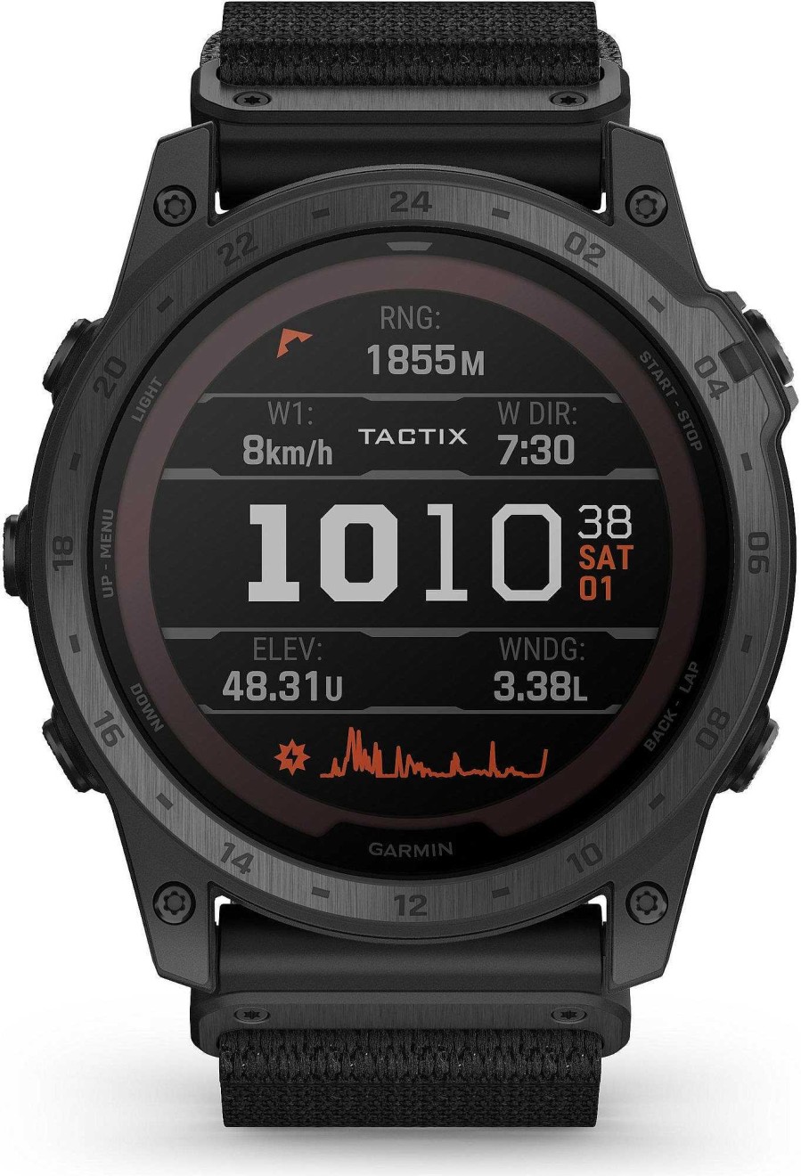 Uhren Garmin | Garmin Tactix 7 Pro Solar Sapphire Ballistic Edition 010-02704-21 Smartwatch Bluetooth, Gps, Pulsmessung