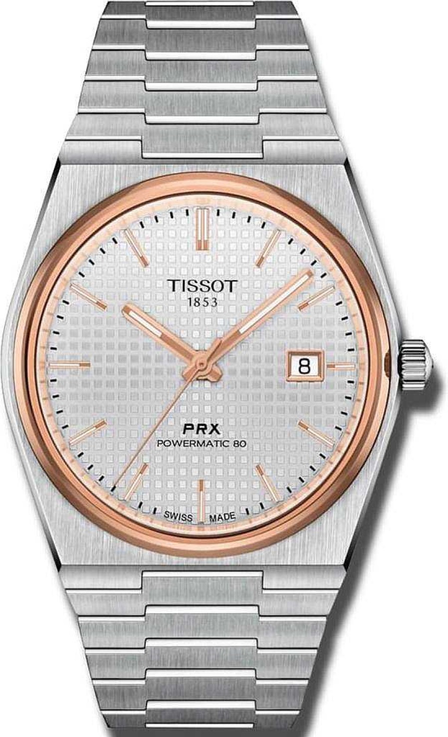 Uhren Tissot | Tissot T-Classic Prx 40 Powermatic 80 T137.407.21.031.00 Herrenarmbanduhr Retro