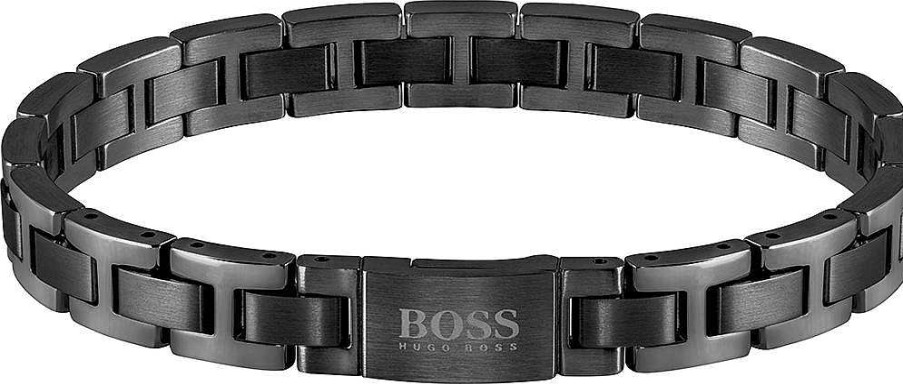 Schmuck BOSS JEWELLERY | Boss Jewellery Metal Link Essentials 1580055 Herrenarmband