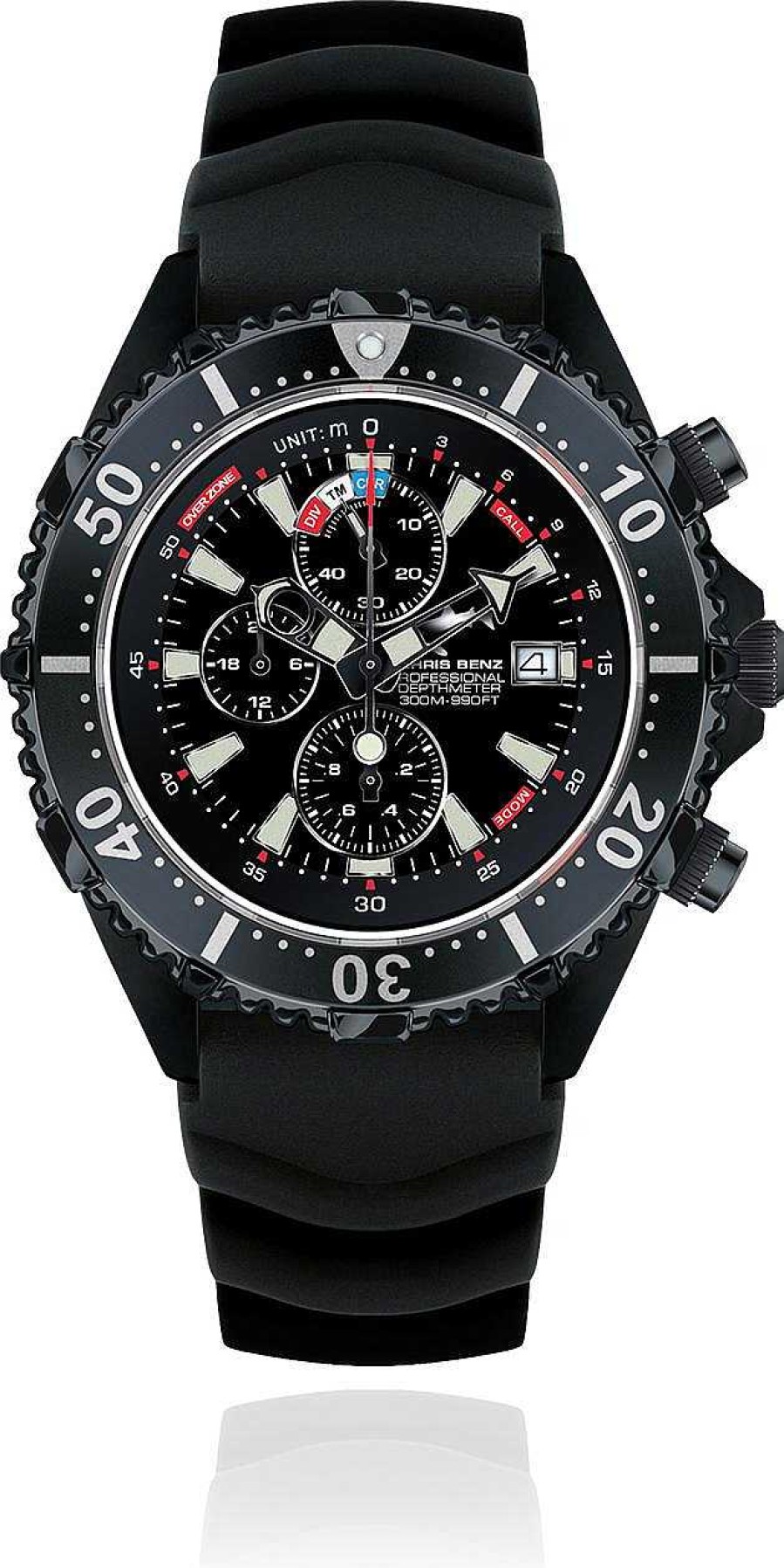 Uhren Chris Benz | Chris Benz Chris Benz Depthmeter Chronograph Cb-C300-Le-Kbss Herrenchronograph