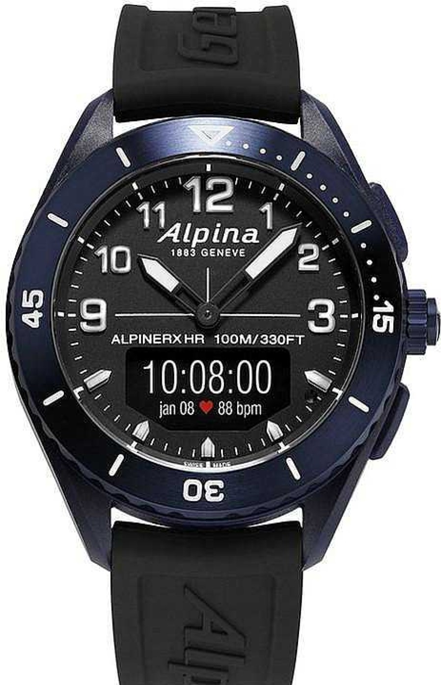 Uhren Alpina Geneve | Alpina Geneve Alpinerx Alive Al-284Lbbw5Naq6 Herrenarmbanduhr Smartwatch