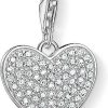 Schmuck Thomas Sabo | Thomas Sabo Herz Pav 1570-051-14 Charm Anh Nger