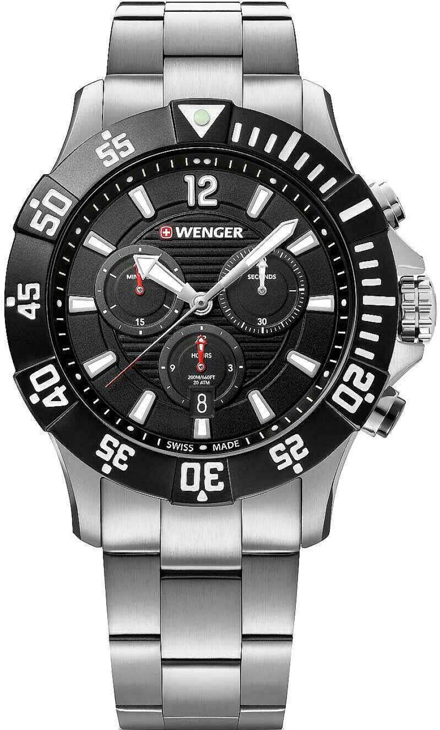 Uhren Wenger | Wenger Seaforce Chrono 01.0643.117 Herrenchronograph