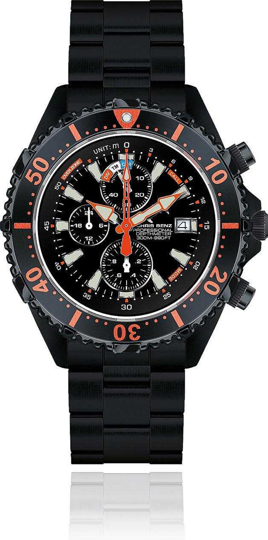 Uhren Chris Benz | Chris Benz Chris Benz Rescue Chronorgaph Cb-C300X-Rs-Mb Herrenchronograph