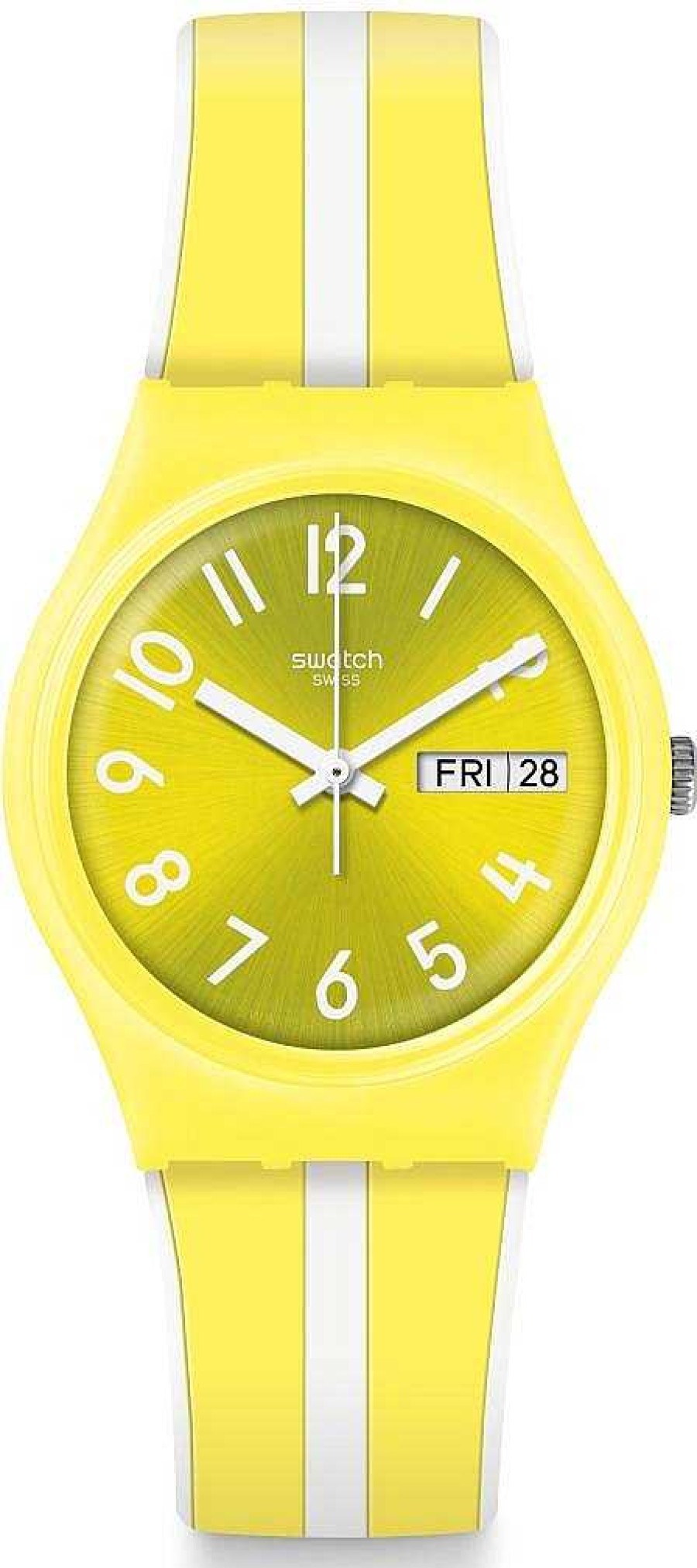 Uhren Swatch | Swatch Gent Standard Lemoncello Gj702 Armbanduhr