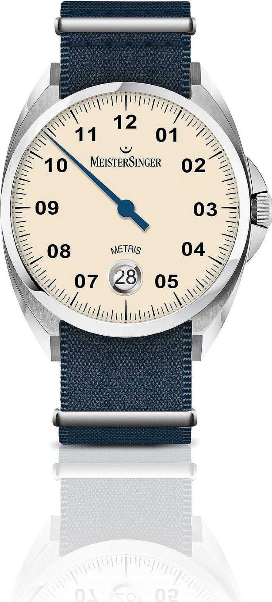 Uhren MeisterSinger | Meistersinger Metris Me903 Einzeiger Automatikuhr