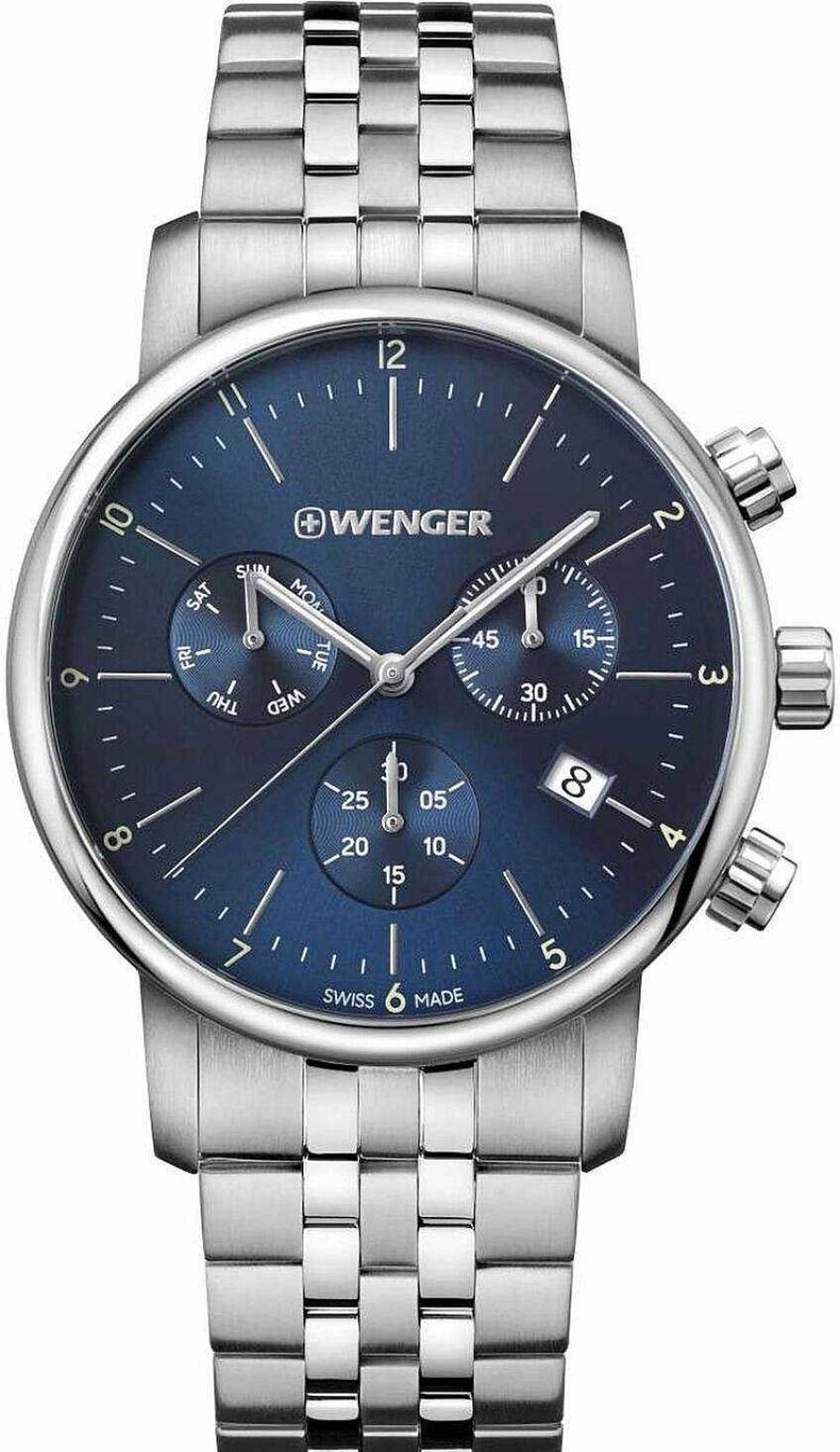 Uhren Wenger | Wenger Urban Classic 01.1743.105 Herrenchronograph