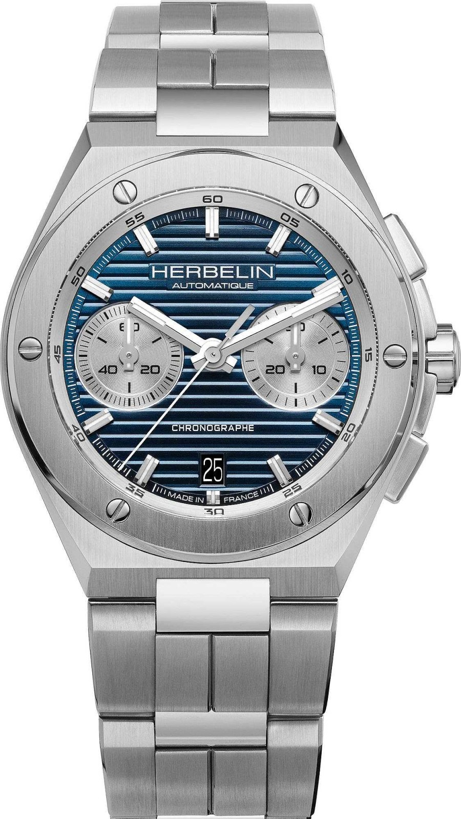 Uhren Michel Herbelin | Michel Herbelin Cap Camarat 245B25 Herren Automatikchronograph