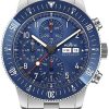 Uhren Fortis | Fortis Novonaut N-42 Cobalt Blue F2040012 Herrenchronograph