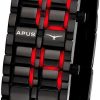 Uhren APUS | Apus Zeta Ladies Black Red As-Ztl-Br Led Uhr F R Damen Design Highlight