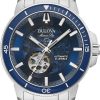 Uhren Bulova | Bulova Automatic Marine Star Bulova 96A289 Herren Automatikuhr