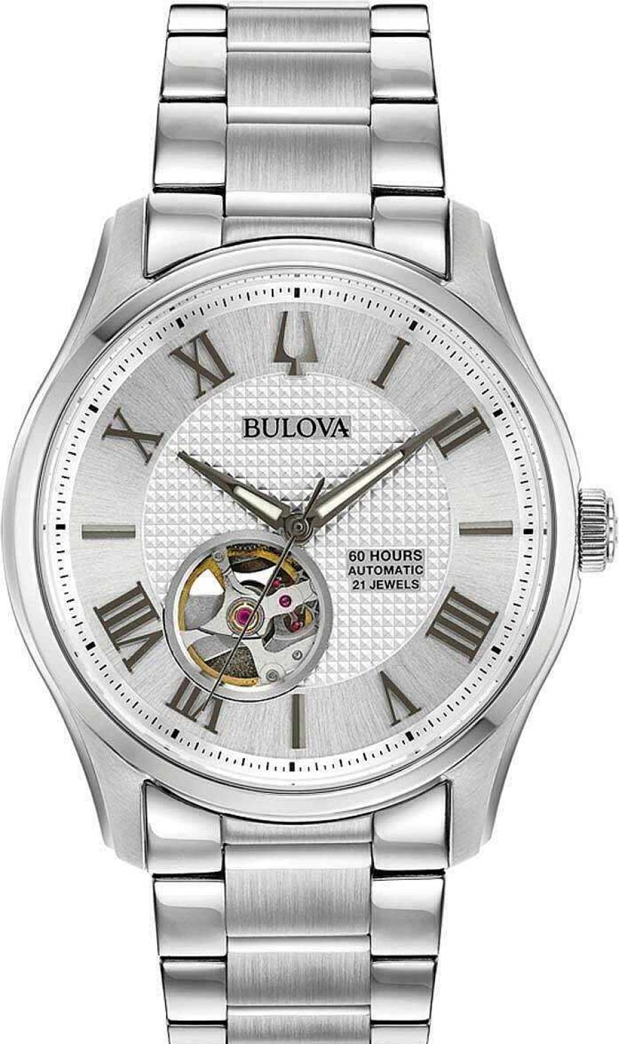 Uhren Bulova | Bulova Automatic 96A207 Herren Automatikuhr