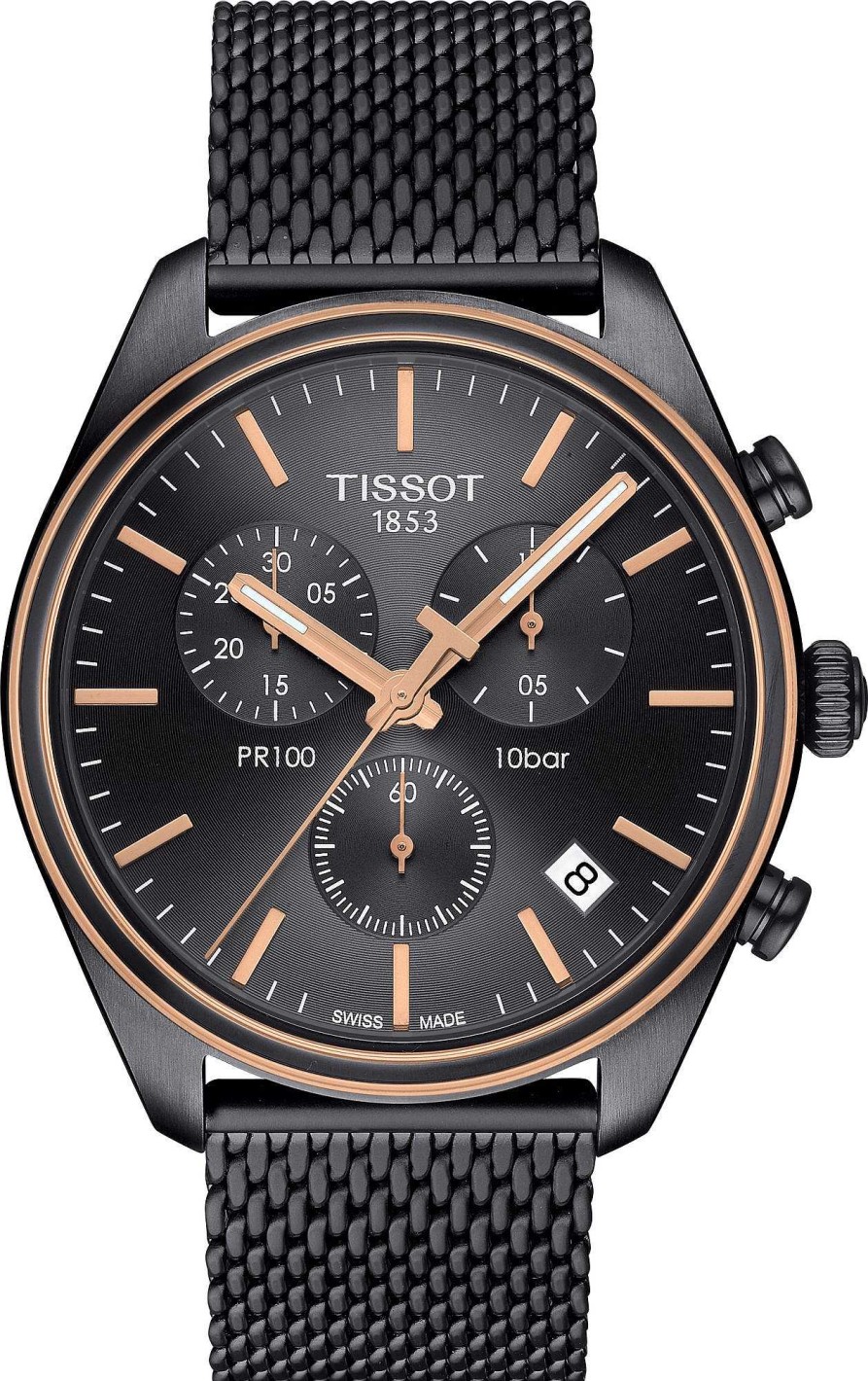 Uhren Tissot | Tissot Pr100 Chrono Q T101.417.23.061.00 Herrenchronograph