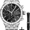 Uhren Maurice Lacroix | Maurice Lacroix Aikon Strap-Promotion Ai6038-Ss00F-330-A Herren Automatikchronograph Mit Wechselband