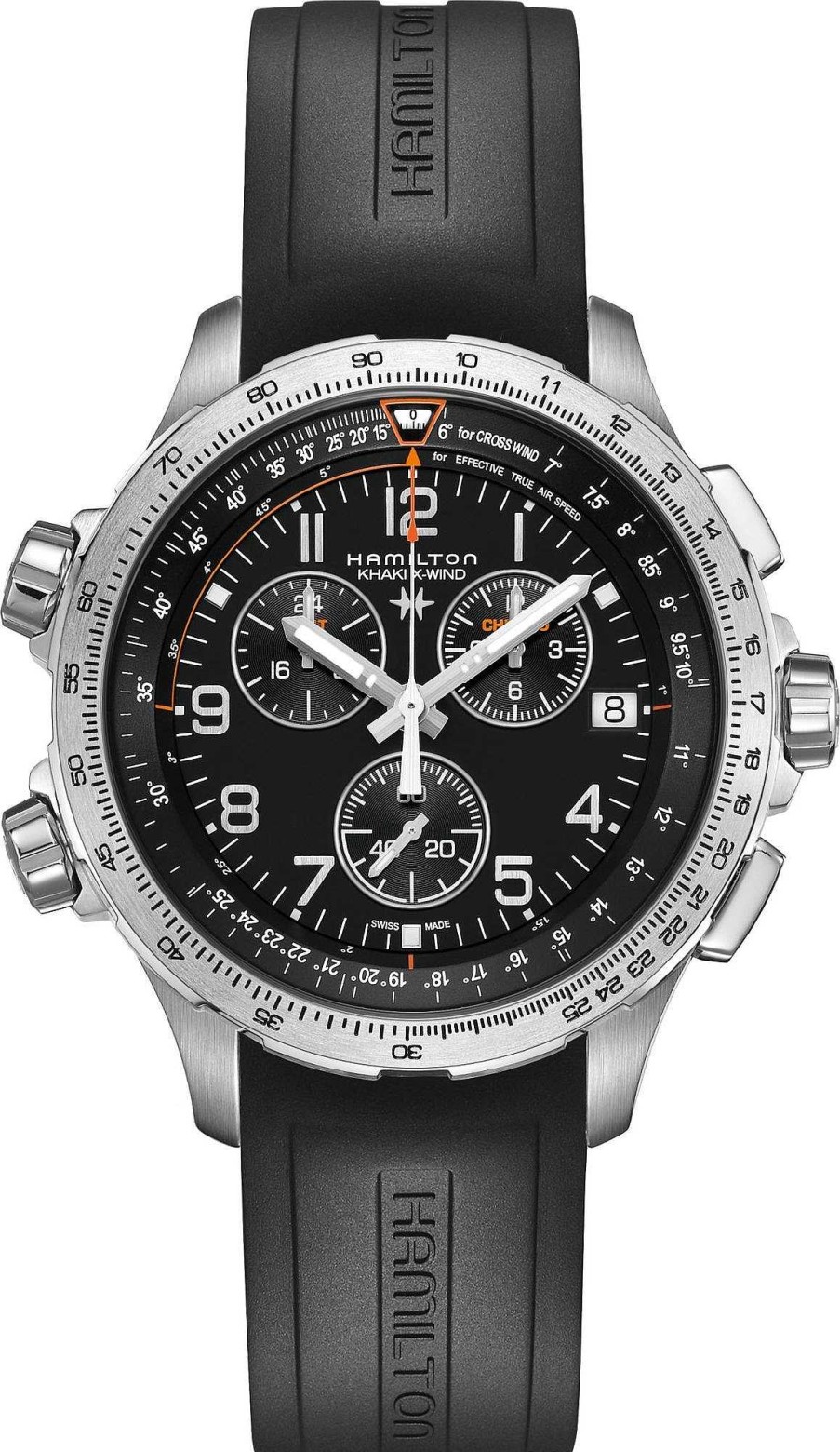 Uhren Hamilton | Hamilton Khaki Aviation H77912335 Herrenchronograph Fliegeruhr