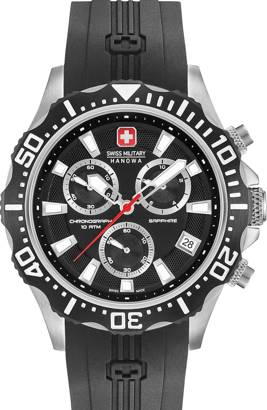 Uhren Swiss Military Hanowa | Hanowa Swiss Military Patrol Chrono 06-4305.04.007 Herrenchronograph