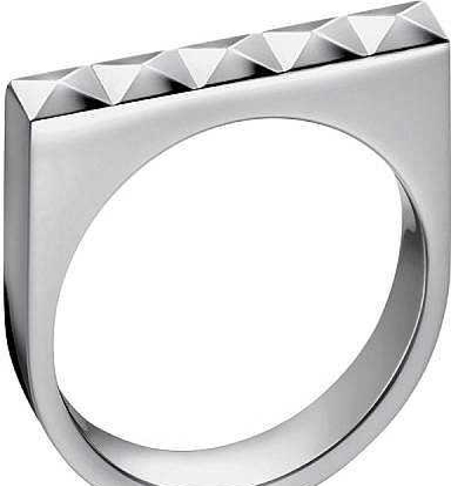 Schmuck Calvin Klein Jewelry | Calvin Klein Jewelry Edge Kj3Cmr0001 Damenring Design Highlight