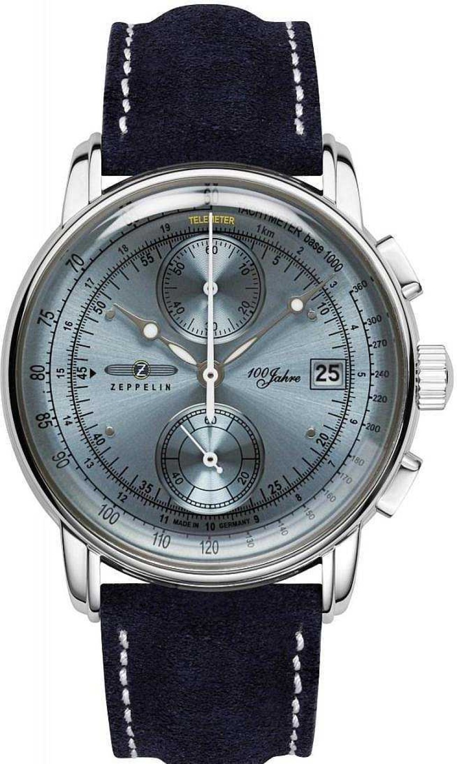 Uhren Zeppelin | Zeppelin 100 Jahre Zeppelin Ed. 1 86704 Herrenchronograph