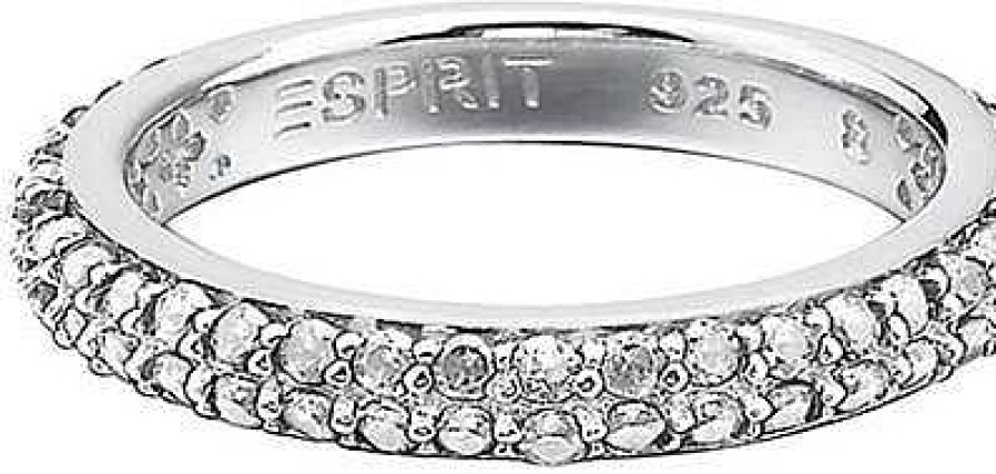 Schmuck Esprit Jewel | Esprit Jewel Elegance Esrg91667A Damenring Mit Zirkonen