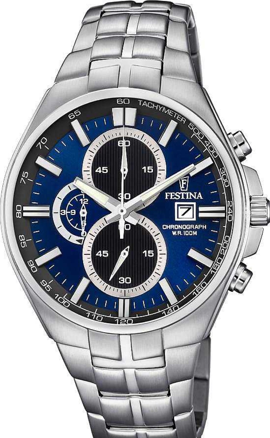 Uhren Festina | Festina Timeless Chronograph F6862/3 Herrenchronograph Sehr Gut Ablesbar