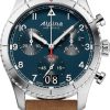 Uhren Alpina Geneve | Alpina Geneve Pilot Heritage Manufacture Al-372Nw4S26 Herrenchronograph