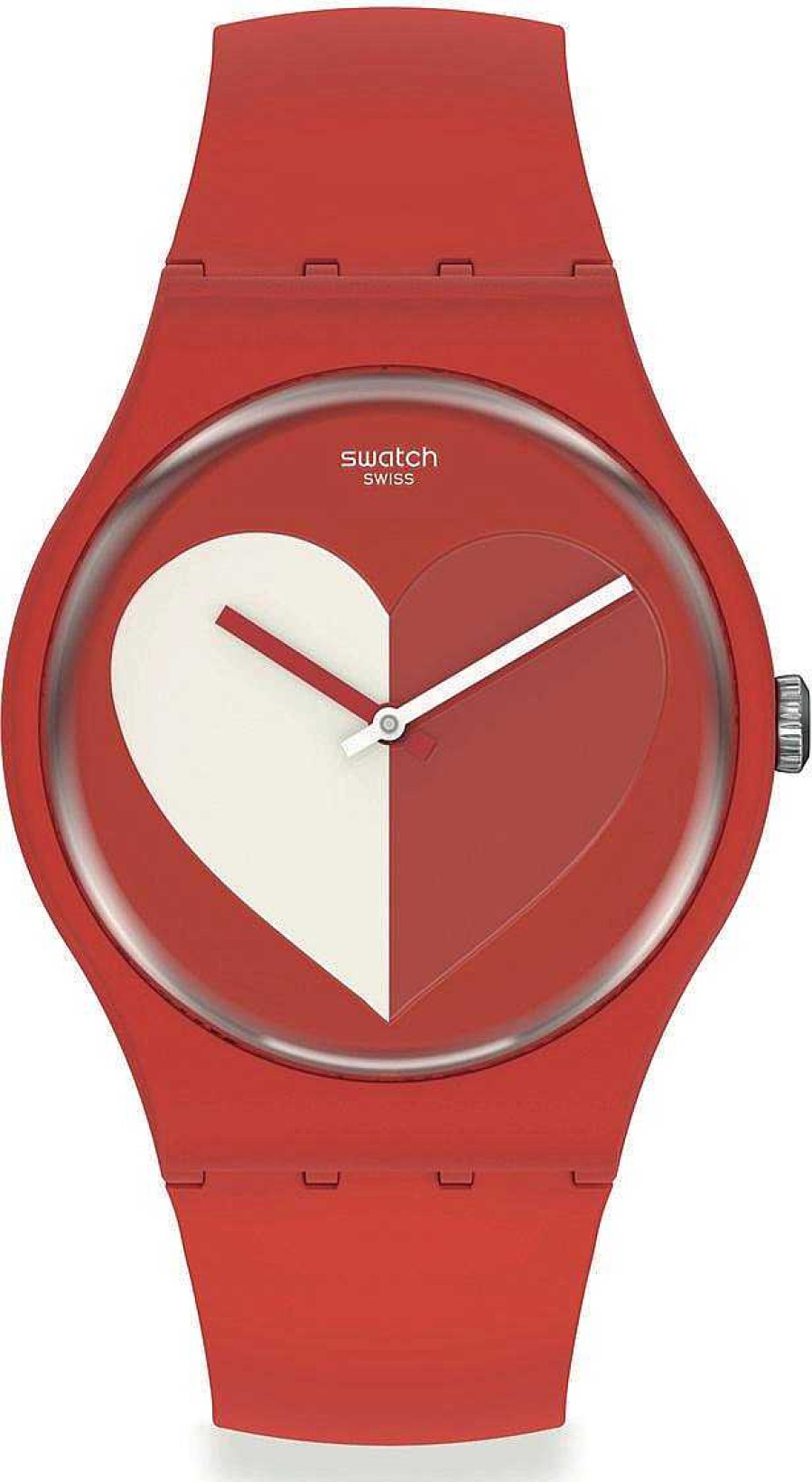 Uhren Swatch | Swatch Half <3 White So29Z112 Unisexuhr