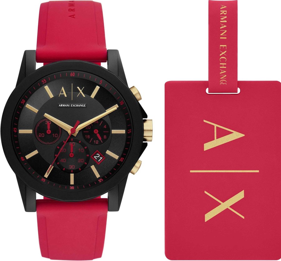 Uhren Armani Exchange | Armani Exchange Outerbanks Ax7152Set Herrenchronograph Special Set