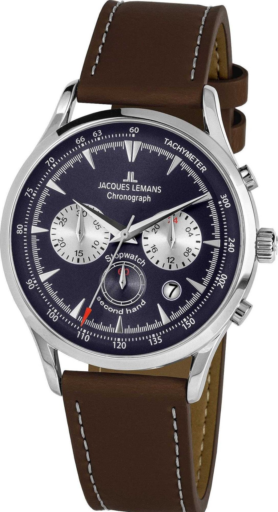 Uhren Jacques Lemans | Jacques Lemans Retro Classic 1-2068 1-2068C Herrenchronograph