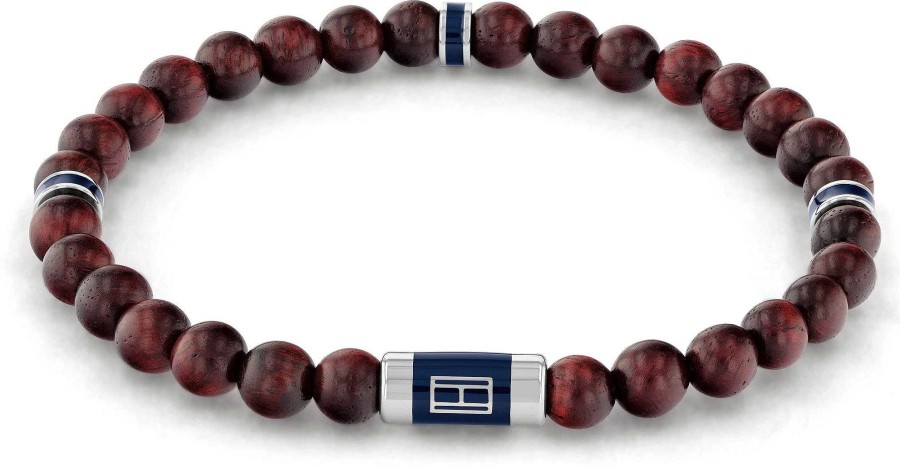 Schmuck Tommy Hilfiger Jewelry | Tommy Hilfiger Jewelry Wood Beads 2790324 Herrenarmband