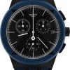 Uhren Swatch | Swatch New Chrono Plastic X-District Blue Bau Swatch Susb418 Herrenchronograph