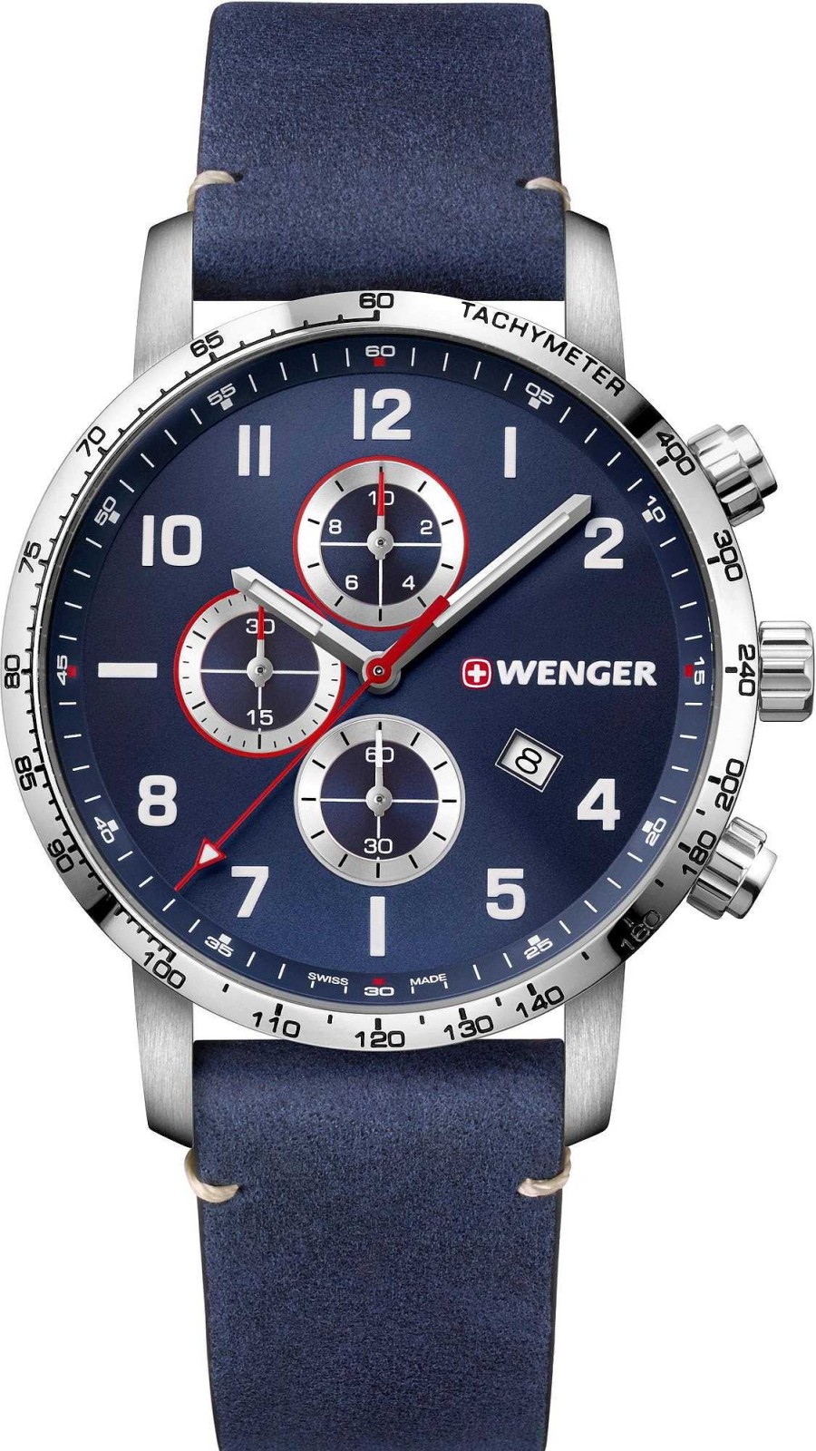 Uhren Wenger | Wenger Attitude Chrono 01.1543.109 Herrenchronograph