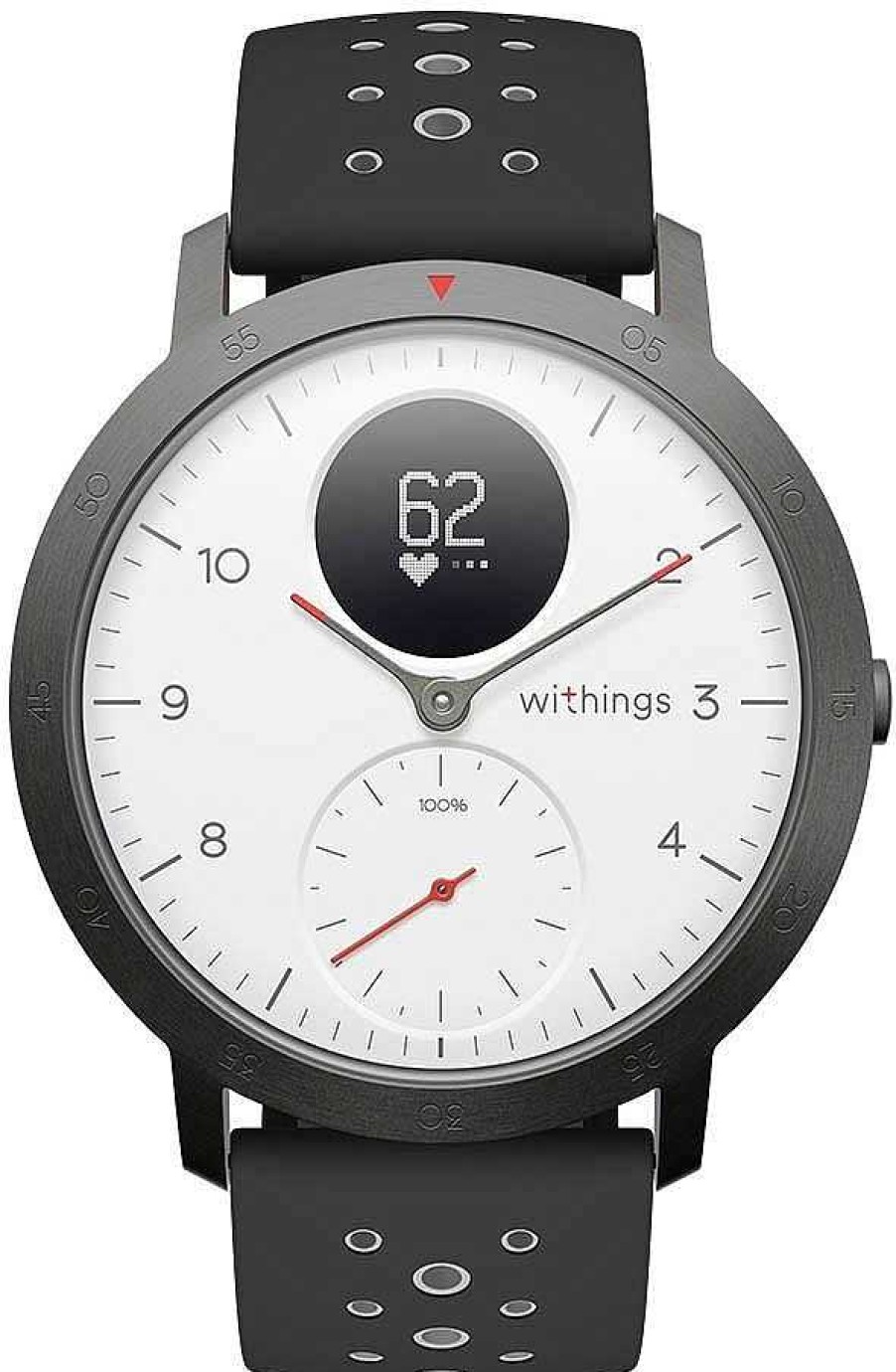 Uhren Withings | Withings Steel Hr Sport, White Hwa03B-40White-Sport-All-Inter Smartwatch Hr Smartwatch