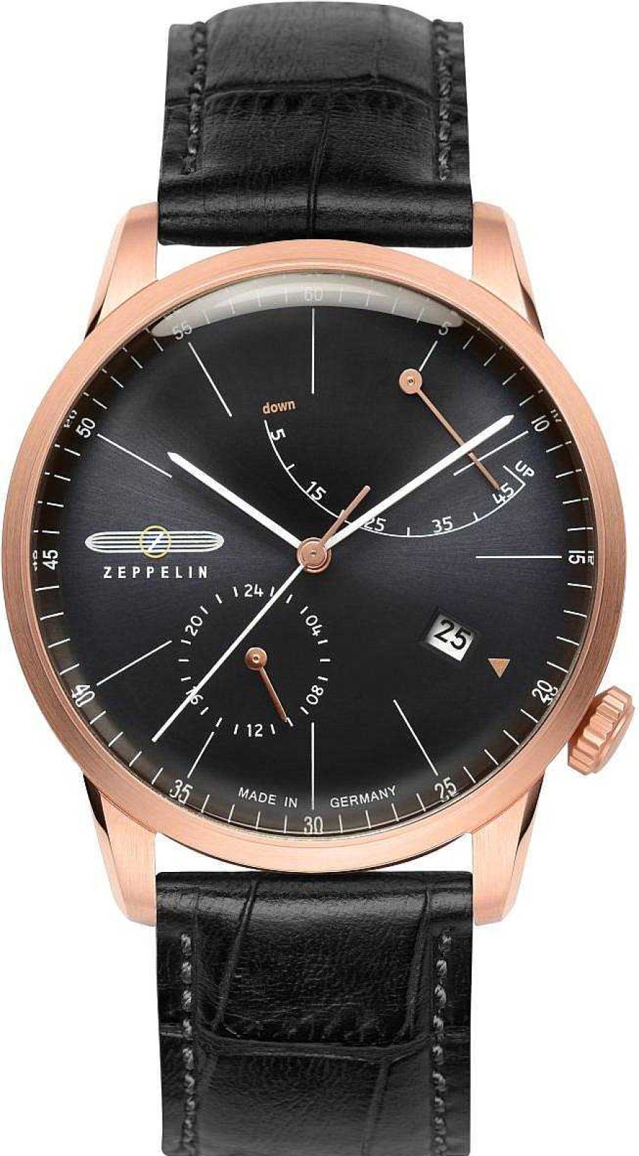 Uhren Zeppelin | Zeppelin Flatline 73682 Herren Automatikuhr