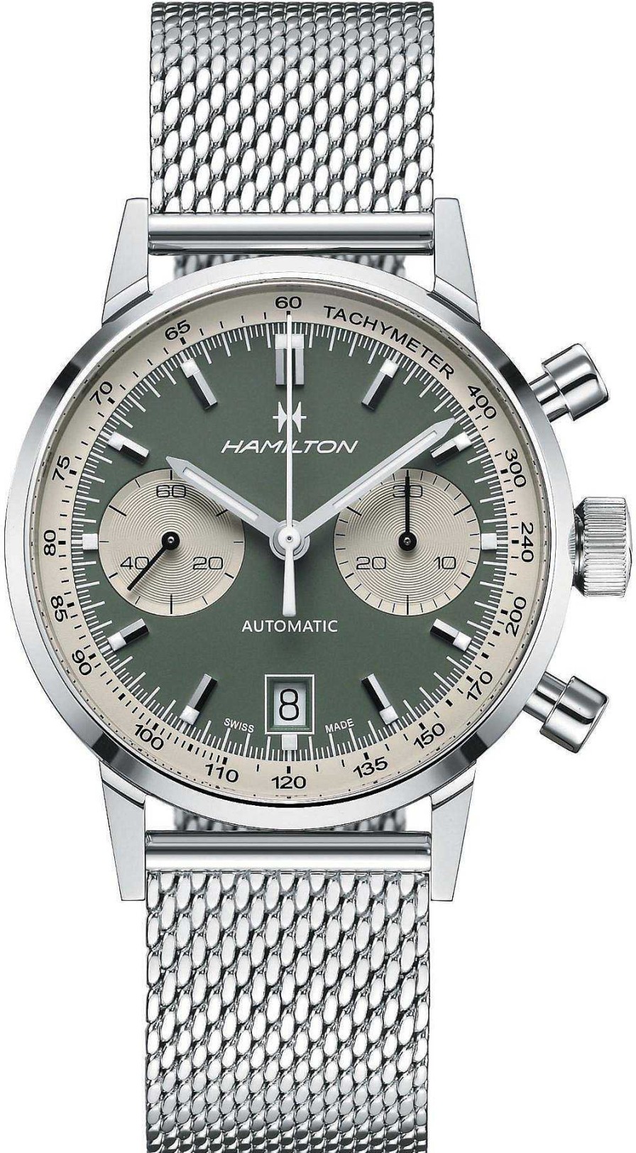 Uhren Hamilton | Hamilton American Classic H38416160 Herren Automatikuhr 80H Gangreserve