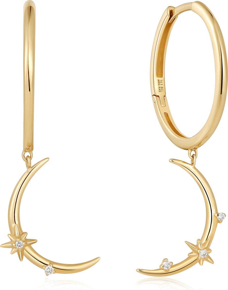 Schmuck Ania Haie 14KT Gold | Ania Haie 14Kt Gold Eau008-01Yg Ohrringe