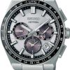 Uhren Seiko Astron | Seiko Astron Gps Solar Dual Time Ssh107J1 Gps Solar Uhr Gps Empfang F. Uhrzeit & Zeitzone