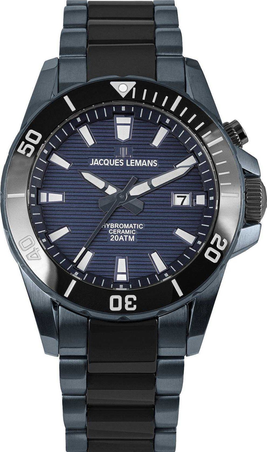 Uhren Jacques Lemans | Jacques Lemans Hybromatic 1-2222B Herren Automatikuhr