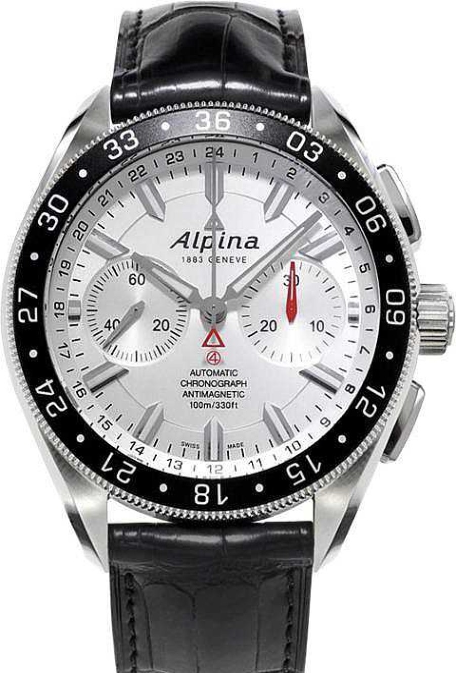 Uhren Alpina Geneve | Alpina Geneve Alpiner 4 Chronograph Al-860S5Aq6 Herrenchronograph Sehr Sportlich