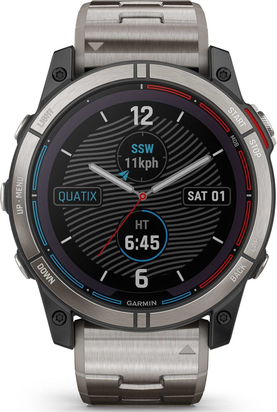 Uhren Garmin | Garmin Quatix 7X Sapphire Solar Titan 010-02541-61 Smartwatch Bluetooth®-Technologie