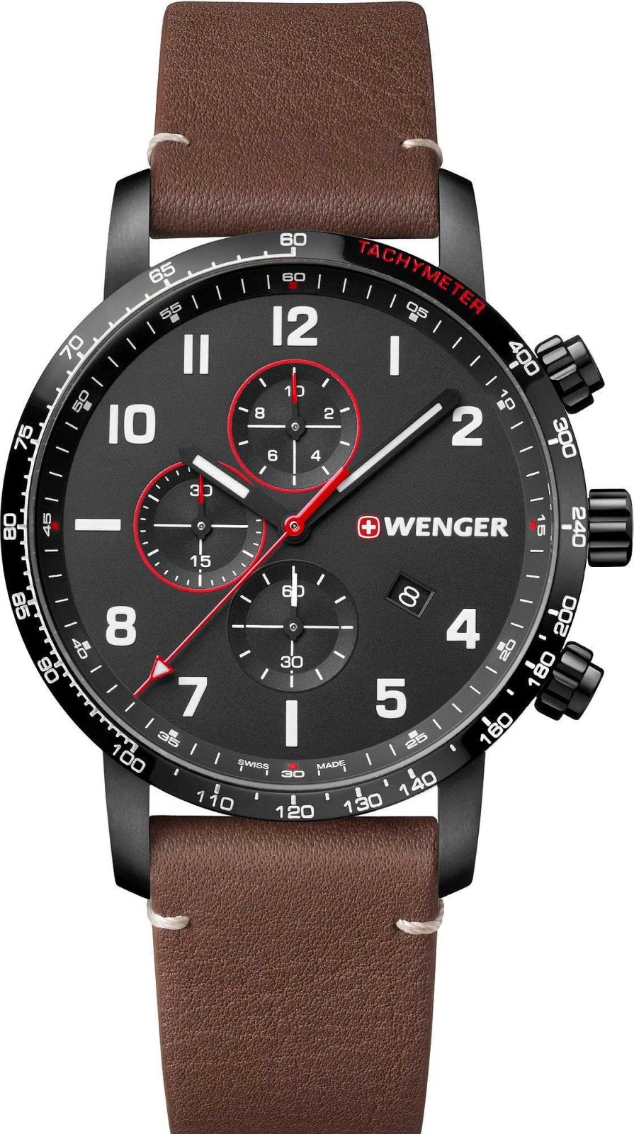 Uhren Wenger | Wenger Attitude Chrono 01.1543.107 Herrenchronograph