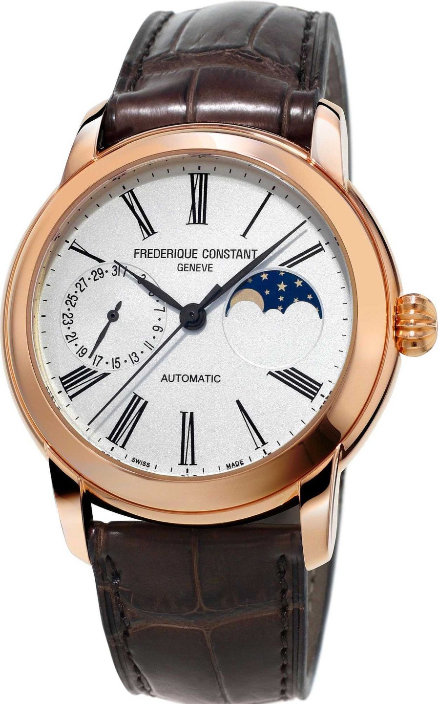 Uhren Frederique Constant Geneve | Frederique Constant Geneve Classic Moonphase Manufacture Fc-712Ms4H4 Herren Automatikuhr