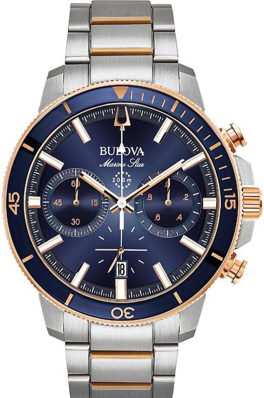 Uhren Bulova | Bulova Marine Star 98B301 Herrenchronograph