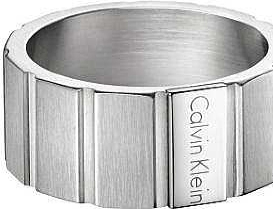 Schmuck Calvin Klein Jewelry | Calvin Klein Jewelry Plate Kj5Smr0801 Herrenring