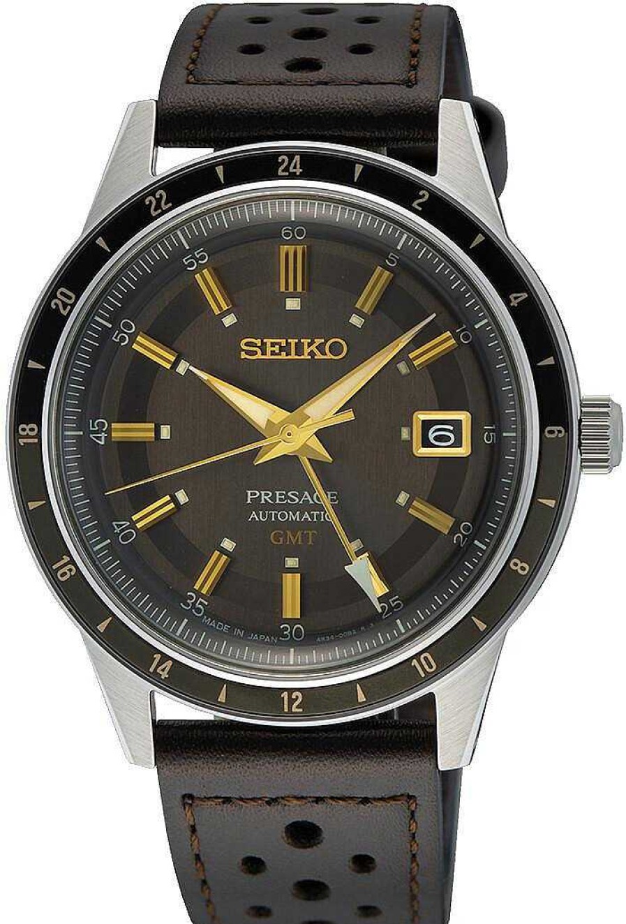 Uhren Seiko Presage | Seiko Presage Automatic Gmt Ssk013J1 Herren Automatikuhr