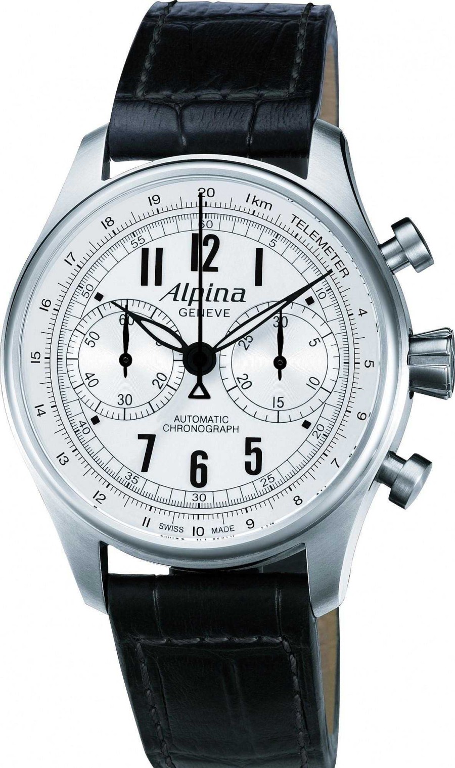 Uhren Alpina Geneve | Alpina Geneve Startimer Classics Automatic Chronograph Al-860Scp4S6 Sportliche Herrenuhr Alpina Rotor