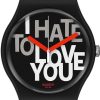 Uhren Swatch | Swatch Hate 2 Love Suob185 Unisexuhr