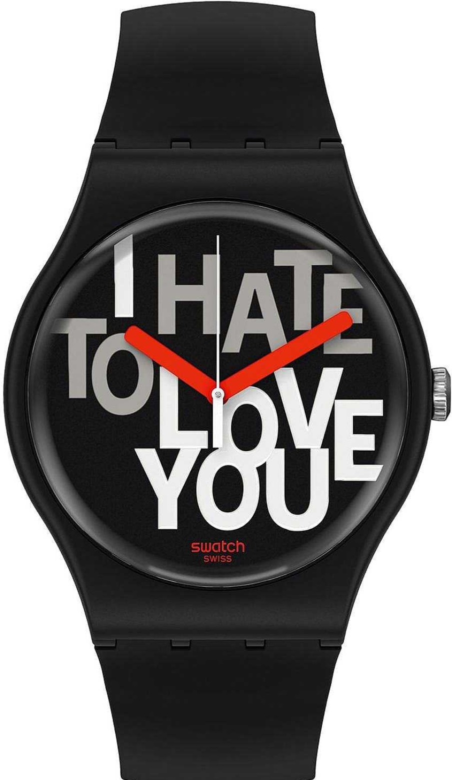 Uhren Swatch | Swatch Hate 2 Love Suob185 Unisexuhr