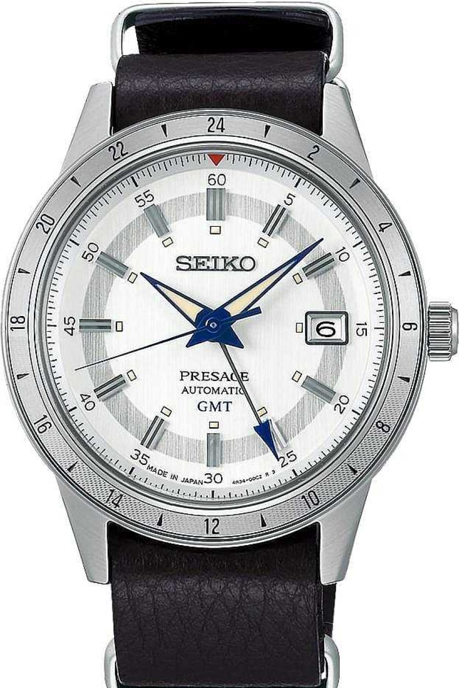 Uhren Seiko Presage | Seiko Presage Automatic Gmt Seiko Watchmaking 110Th Anniversary Limited Edition Ssk015J1 Herren Automatikuhr