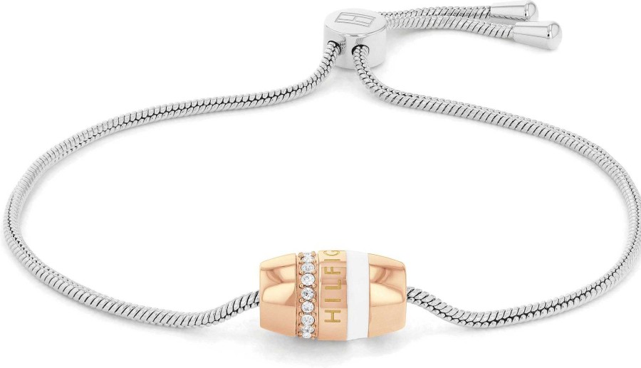 Schmuck Tommy Hilfiger Jewelry | Tommy Hilfiger Jewelry Mesh Charm Family 2780621 Damenarmband