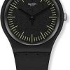 Uhren Swatch | Swatch Blacknyellow Suob184 Unisexuhr